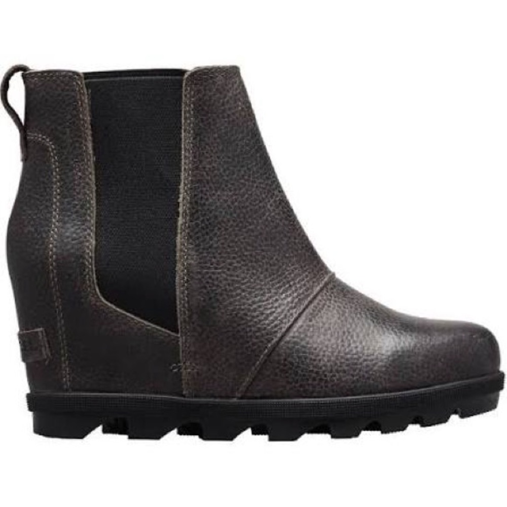 SOREL JOAN OF ARCTIC WEDGE II CHELSEA IMPORTED BOOTS WOMEN'S quarry
